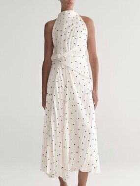 A.L.C. NWOT Simona Pleated Midi Dress